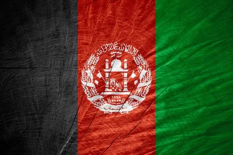 Flag of Afghanistan Illustrazione stock
