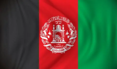 Flag of Afghanistan Stock Illustration