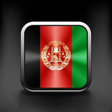 Flag of Afghanistan. Vector. Accurate dimensions, Illustrazione stock
