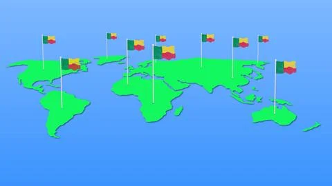 Flag of After Effects must have keyframes selected from one layer in order .. Stock Illustration