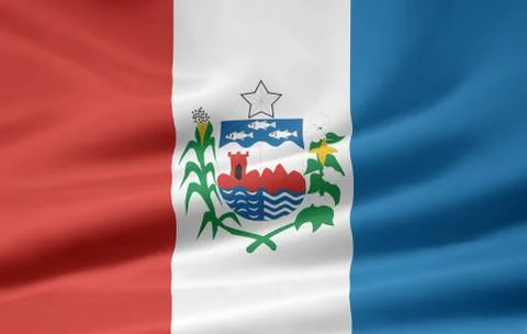 Flag of Alagoas Stock Illustration