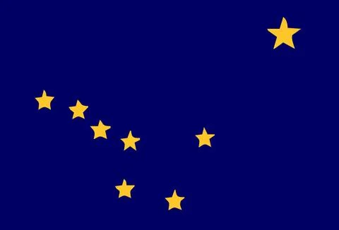 Flag -  Alaska, Alaskan, . flag, flags, place, symbol, symbols, Stock Illustration