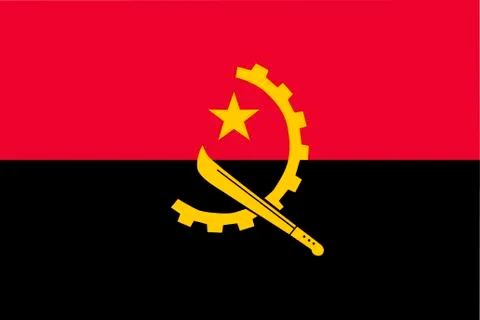 Flag of Albania Stock Illustration