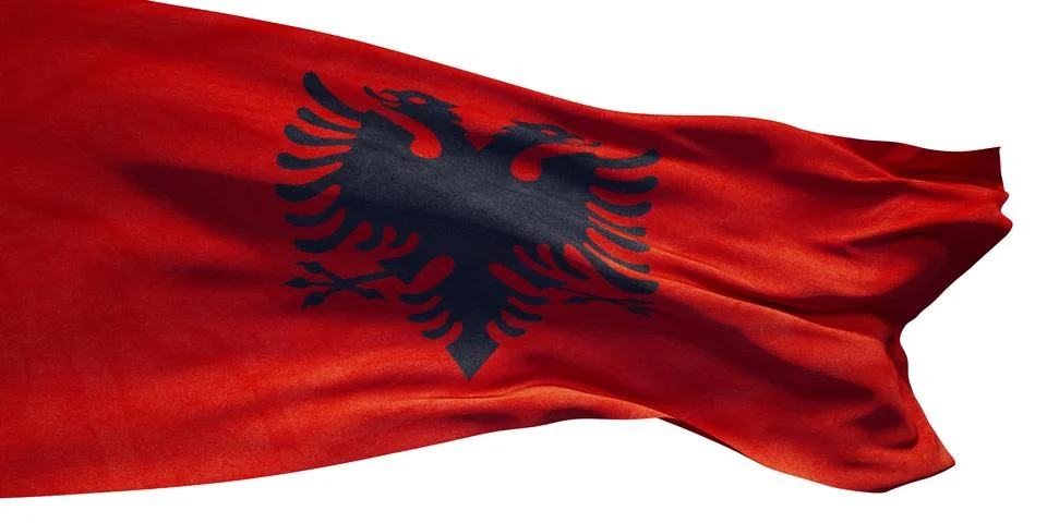 Flag of Albenia Illustration