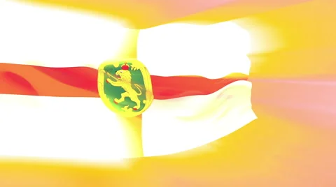 Flag of Alderney Stock Footage 1052661