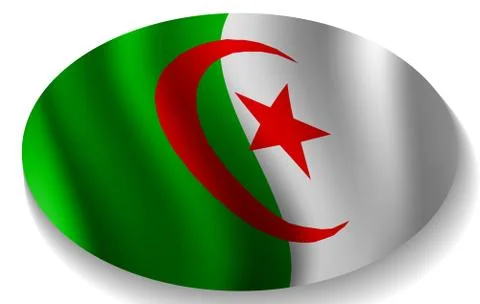 Flag of Algeria Stock Illustration