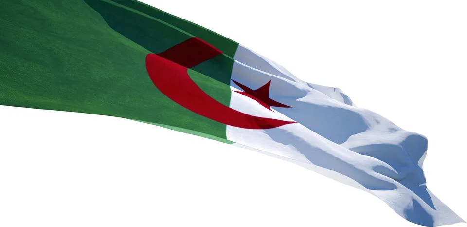 Flag of Algeria Stock Illustration