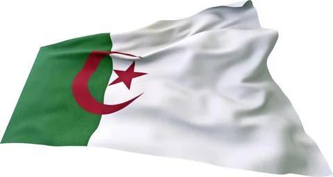 Flag of Algeria Stock Illustration