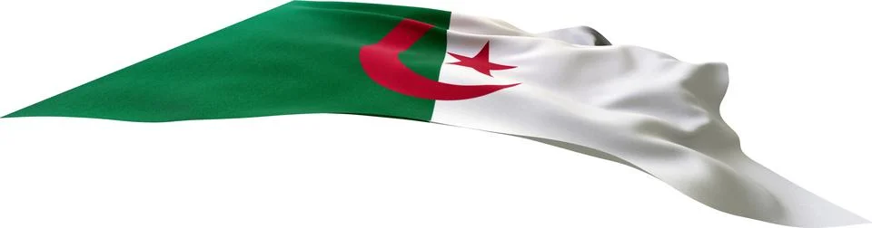 Flag of Algeria Stock Illustration