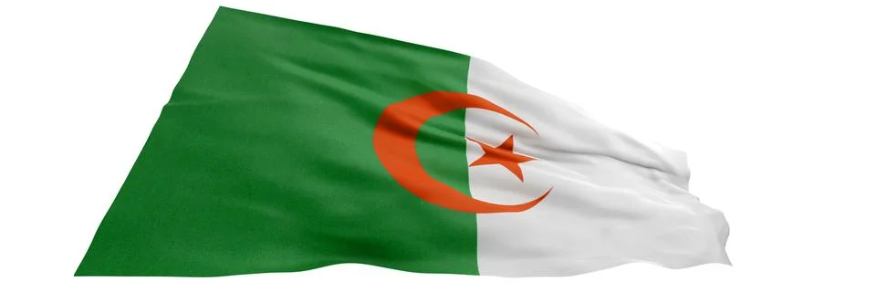 Flag of Algeria Stock Illustration