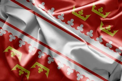 Flag of alsace Stock Illustration