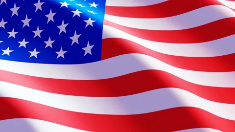 Flag of America Stock Footage 186902199