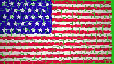 Flag america Stock Footage 225321019