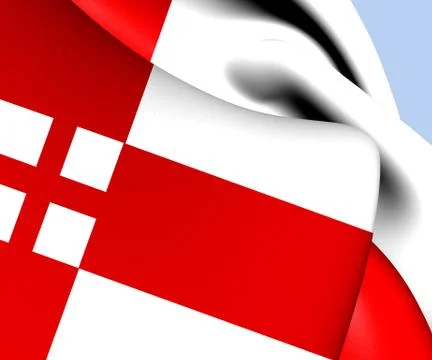 Flag of amersfoort Stock Illustration