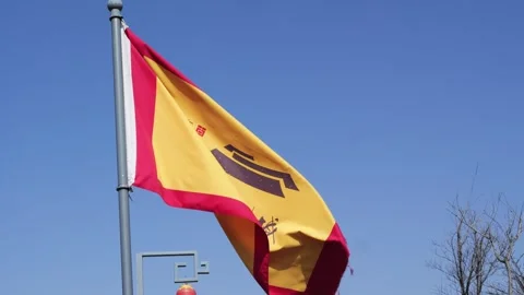 The Flag of ancient city of Jimo Stock Footage 264596618