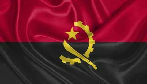 Flag of Angola Illustration