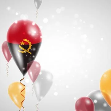 Flag of Angola Stock Illustration