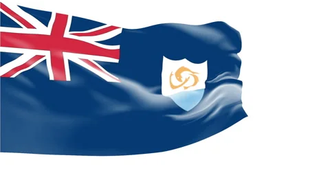 Flag of Anguilla Video stock 1053019