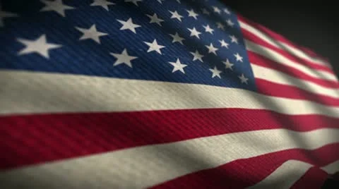 Flag Animation 11 Fabric True Color 3D Stock Footage 12379276
