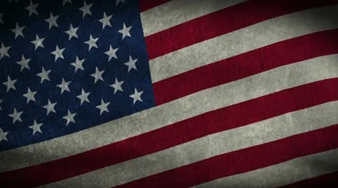 Flag Animation 4 Grunge True Color Stock Footage 12378539