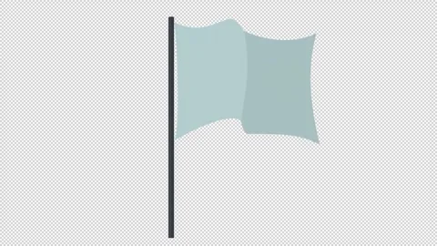 Flag. The animation flag. Cartoon Stock Footage 137851395