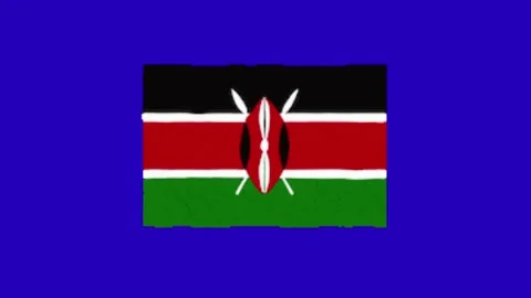 Flag animation on green screen Vidéo 328898895