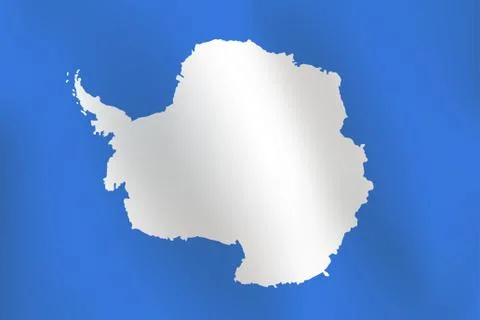 Flag of Antactica - Vector Illustration Stock Illustration
