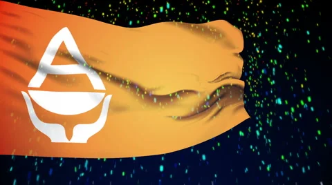 Flag of Antarctica Video stock 1053044