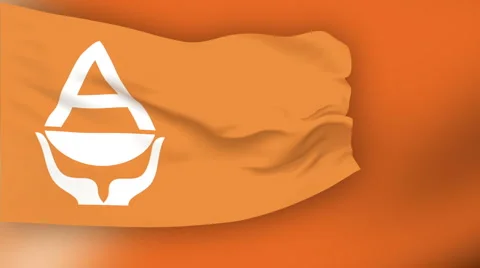 Flag of Antarctica Video stock 1053093