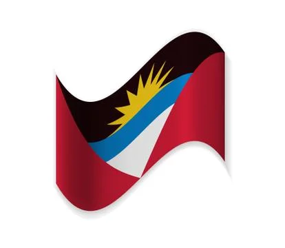 Flag of Antigua and Barbuda. Stock Illustration