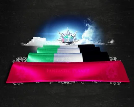 Flag Arab Emirates quality designer flag Illustration