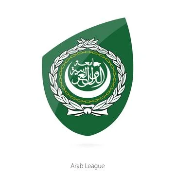 Flag of Arab League. Stock Illustration