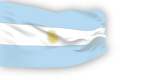 Flag of Argentina Video stock 1053353
