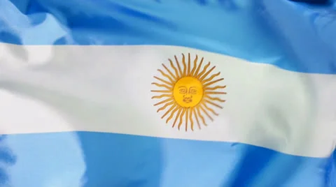 Flag of Argentina Video stock 25271530