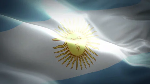 Flag of Argentina Vídeo Stock 47566107