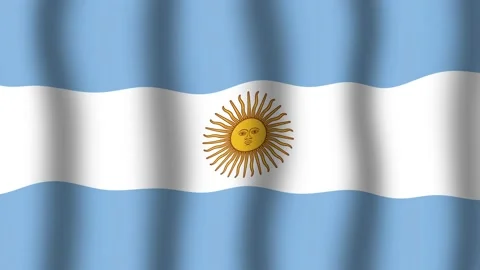 Flag of Argentina Vidéo 175701209