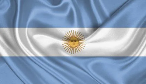 Flag of Argentina Illustration