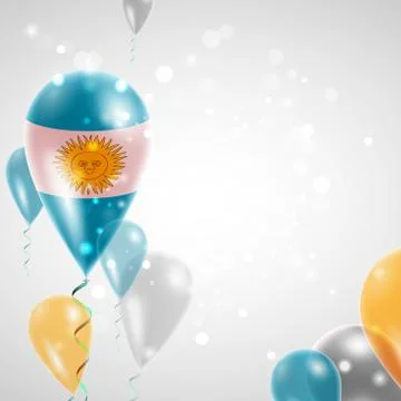 Flag of Argentina Stock Illustration