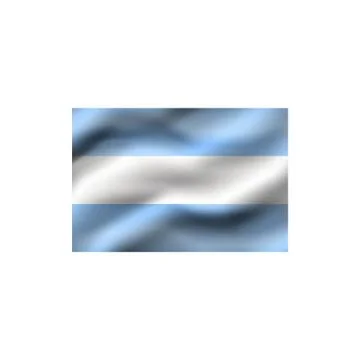 Flag of Argentina. Stock Illustration