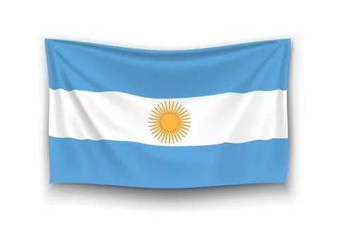 Flag of argentina Stock-Illustration