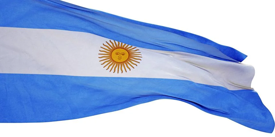 Flag of Argentina Stock Illustration