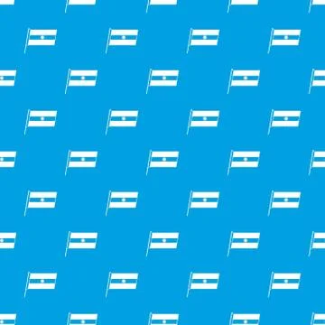 Flag of Argentina pattern seamless blue Stockillustratie