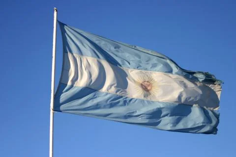Flag of Argentina Stock Photos