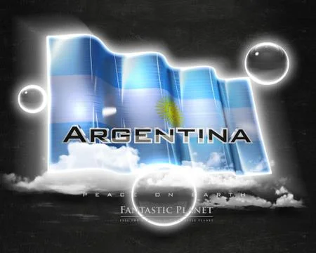 Flag Argentina quality designer flag Stock Illustration