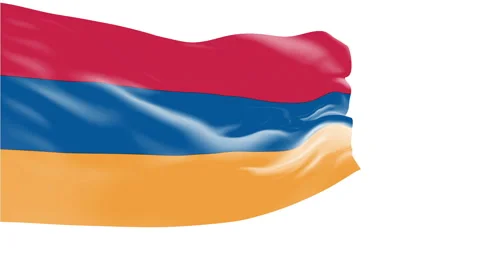 Flag of Armenia Video stock 1053410