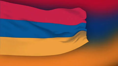 Flag of Armenia Video stock 1053413