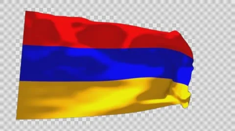 Flag of Armenia Stockbeeldmateriaal 60635830