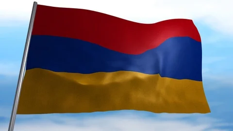 Flag of Armenia Stock Footage 118544438