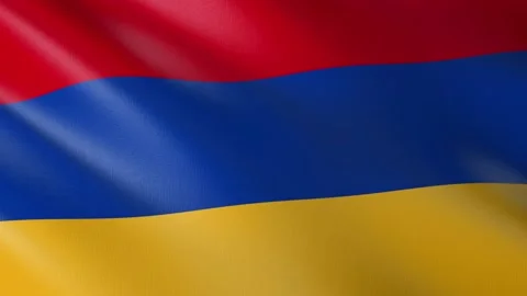 Flag of Armenia Stock Footage 150606688
