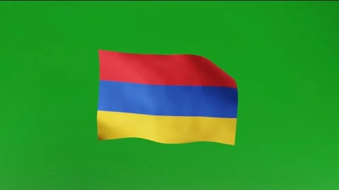 Flag of Armenia Stock Footage 162025839